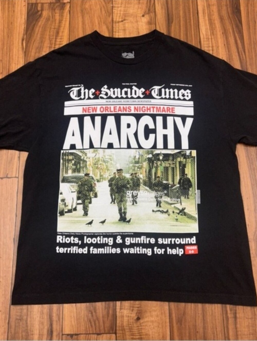Rare G59 Suicideboys Anarchy New Orleans Nightmare T Shirt Men’s M Black